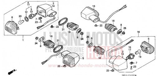 FRECCIA (1) CBR900RRP di 1993